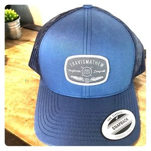 Travis Matthew trucker style hat.